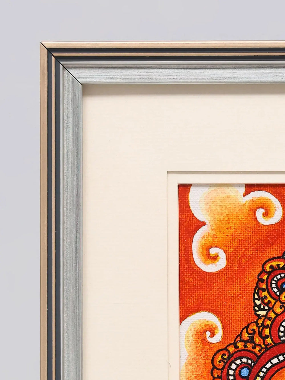 Goddess Sita | Framed Kerala Mural Painting
