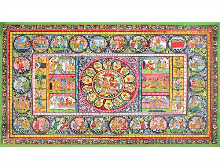 The Ramayan Story Painting on Canvas · view 1
