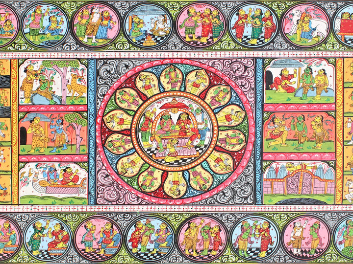 The Ramayan Story Painting on Canvas · view 2