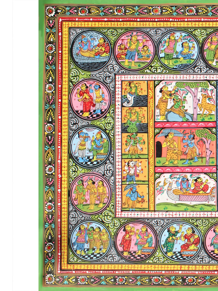 The Ramayan Story Painting on Canvas · view 3