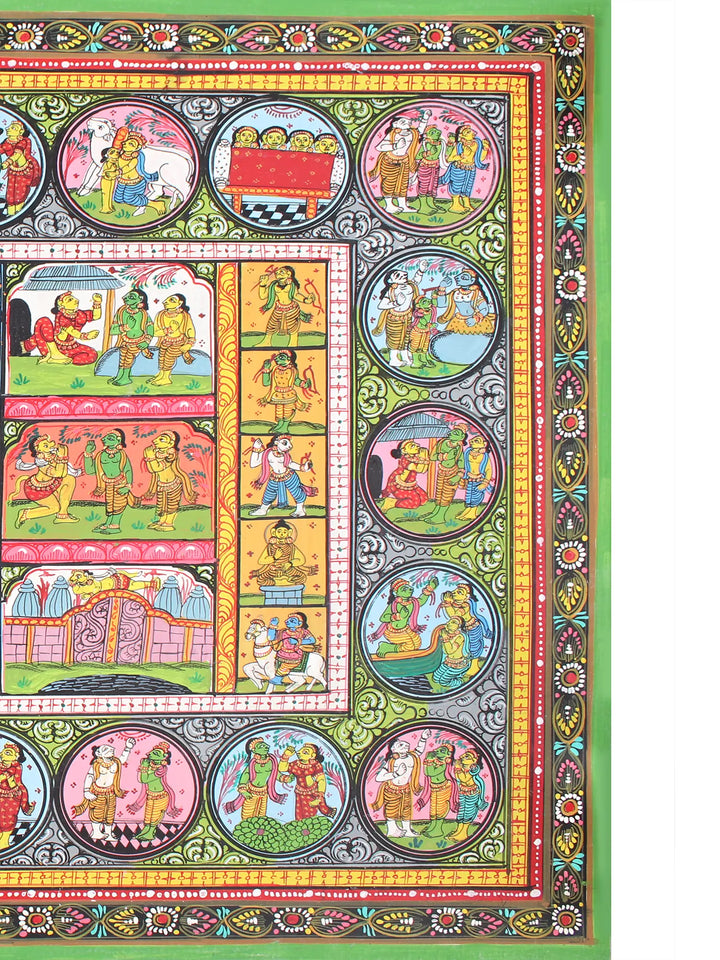 The Ramayan Story Painting on Canvas · view 4