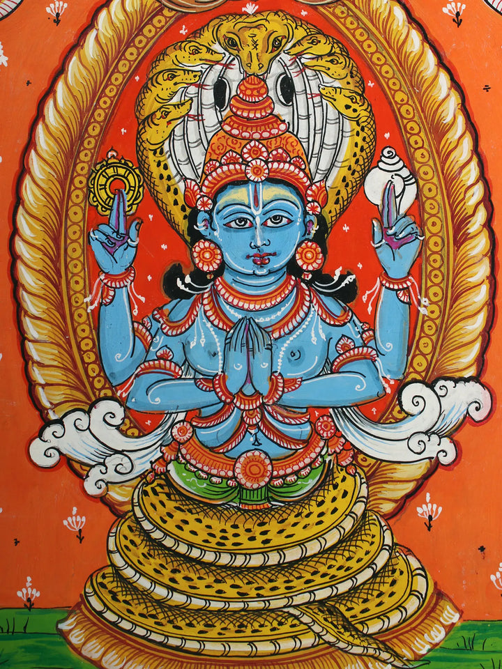 Patanjali Pattachitra Painting by Rabi Behera · view 2