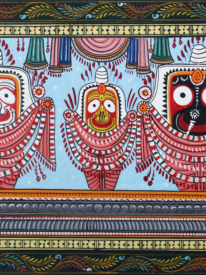 Lord Jagannath Ji Pattachitra Painting on Cloth by Rabi Behera · view 3