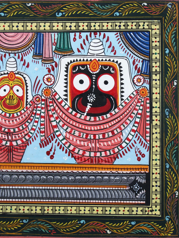 Lord Jagannath Ji Pattachitra Painting on Cloth by Rabi Behera · view 4