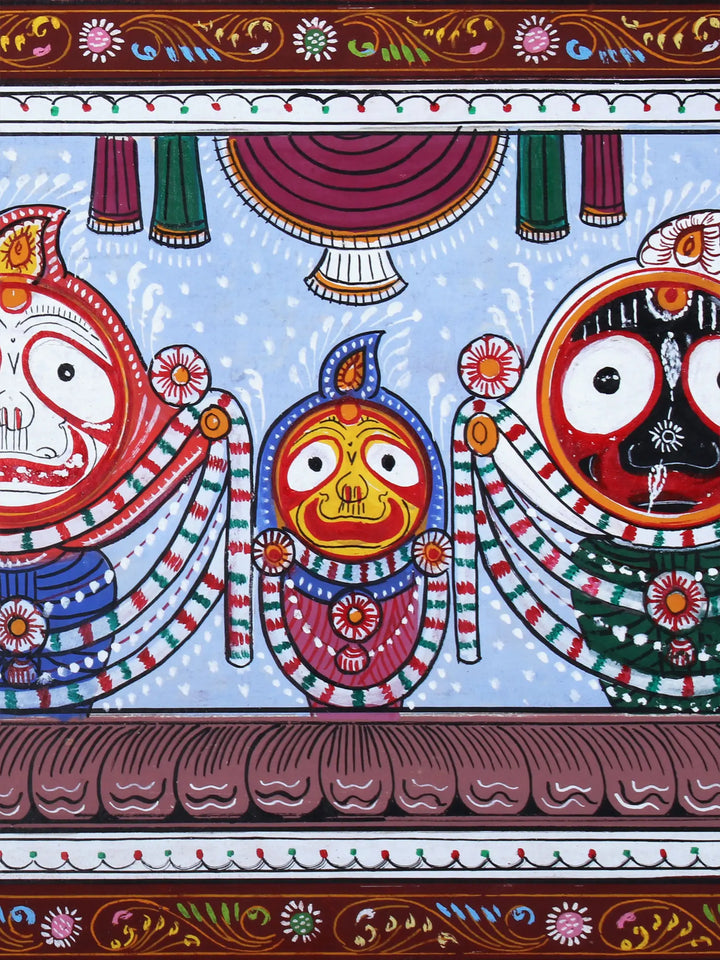 Lord Jagannath Ji Pattachitra Painting on Cloth by Rabi Behera · view 3