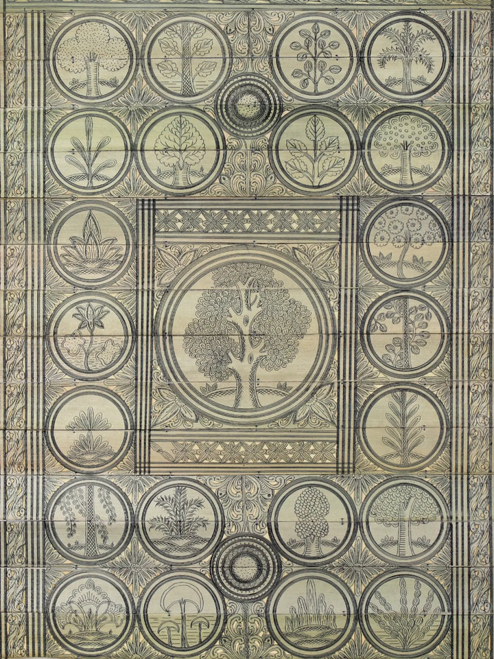 Tree of Life Pattachitra Painting on Cloth by Rabi Behera · view 3
