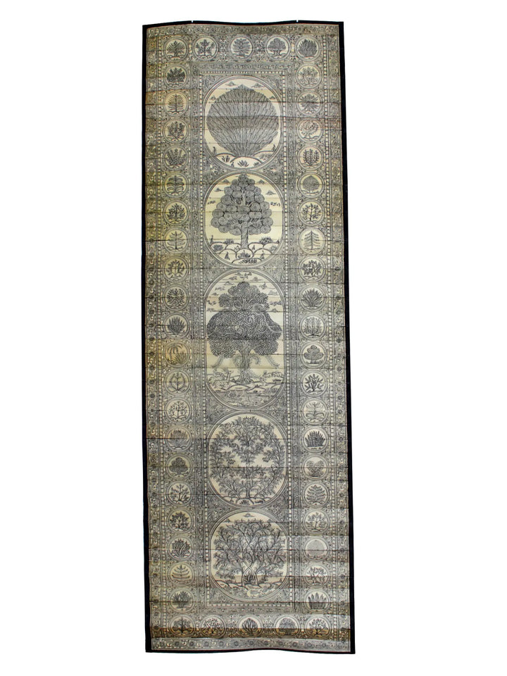 Large Tree of Life Pattachitra Painting on Cloth · view 1
