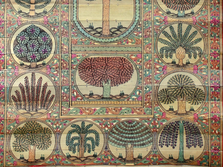 Tree of Life Pattachitra Painting on Cloth by Rabi Behera · view 4