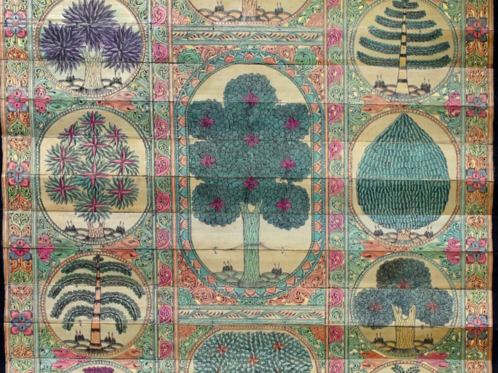 Tree of Life Pattachitra Painting on Cloth by Rabi Behera · view 3