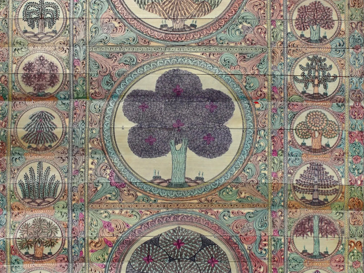 Tree Series 1 Pattachitra Painting on Cloth by Rabi Behera · view 3