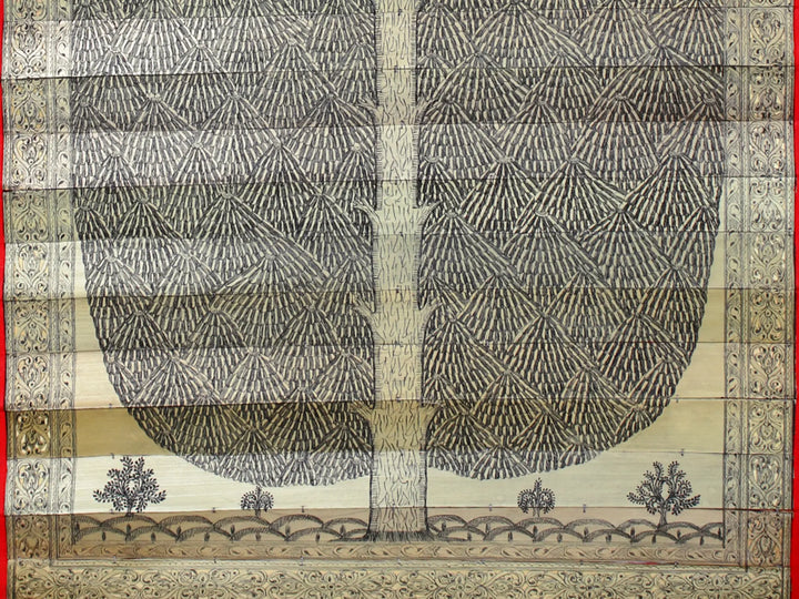 Tree Series 2 Pattachitra Painting on Cloth by Rabi Behera · view 4