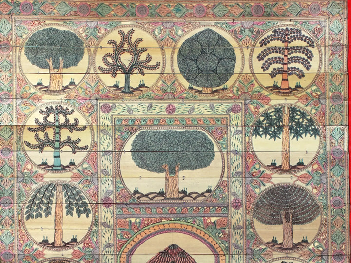 Tree Series 3 Pattachitra Painting on Cloth by Rabi Behera · view 2
