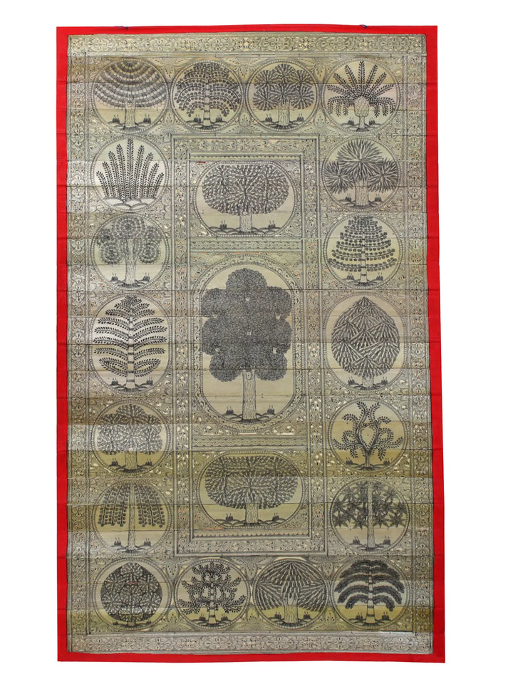 Tree Series 4 Pattachitra Painting on Cloth by Rabi Behera · view 1