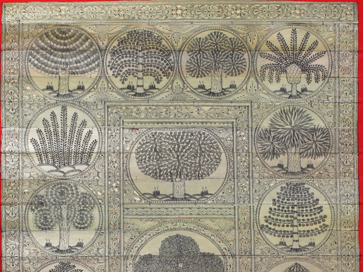 Tree Series 4 Pattachitra Painting on Cloth by Rabi Behera · view 2