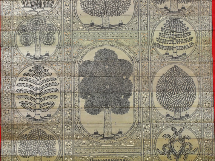 Tree Series 4 Pattachitra Painting on Cloth by Rabi Behera · view 3