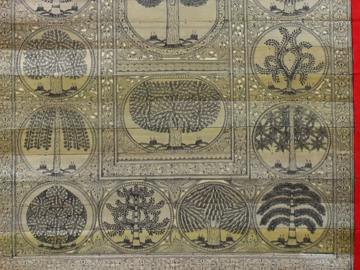 Tree Series 4 Pattachitra Painting on Cloth by Rabi Behera · view 4