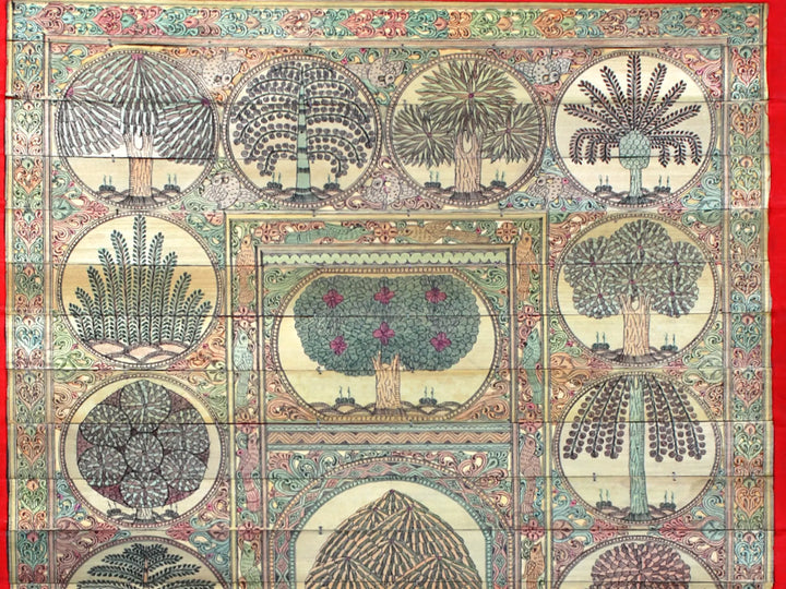 Tree Series 5 Pattachitra Painting on Cloth by Rabi Behera · view 2