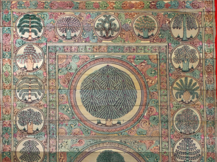 Tree Series 6 Pattachitra Painting on Cloth by Rabi Behera · view 2