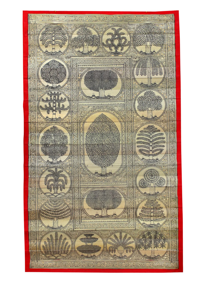 Tree Series 7 Pattachitra Painting on Cloth by Rabi Behera · view 1