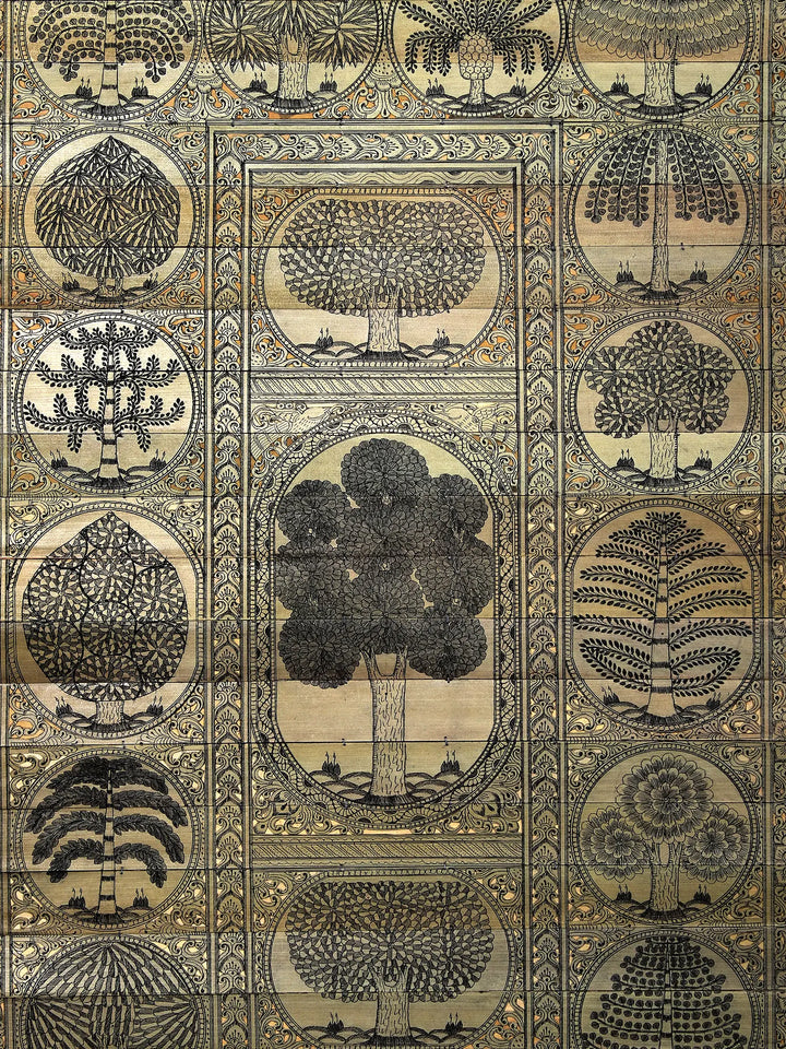 Tree Series 9 Pattachitra Painting on Cloth by Rabi Behera · view 2