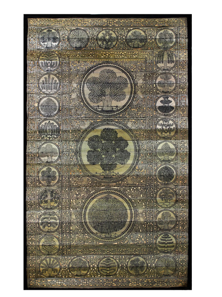 Tree Series 19 Pattachitra Painting on Cloth by Rabi Behera · view 1