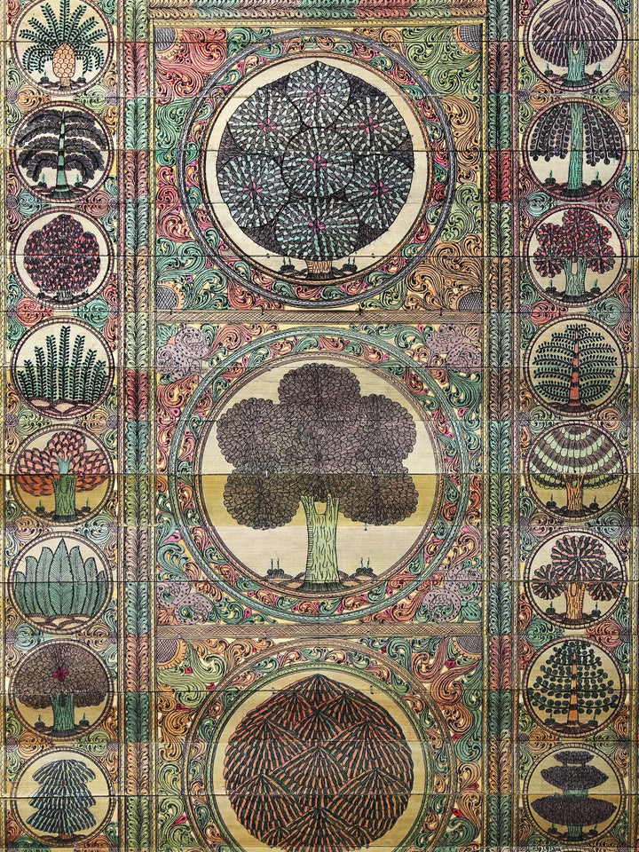 Tree Series 25 Pattachitra Painting on Cloth by Rabi Behera · view 2