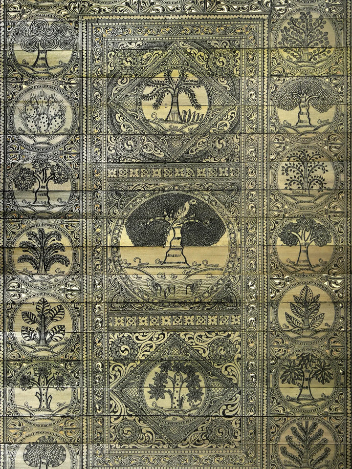 Tree Series 27 Pattachitra Painting on Cloth by Rabi Behera · view 2
