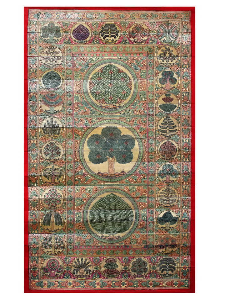 Tree Series 31 Pattachitra Painting on Cloth by Rabi Behera · view 1