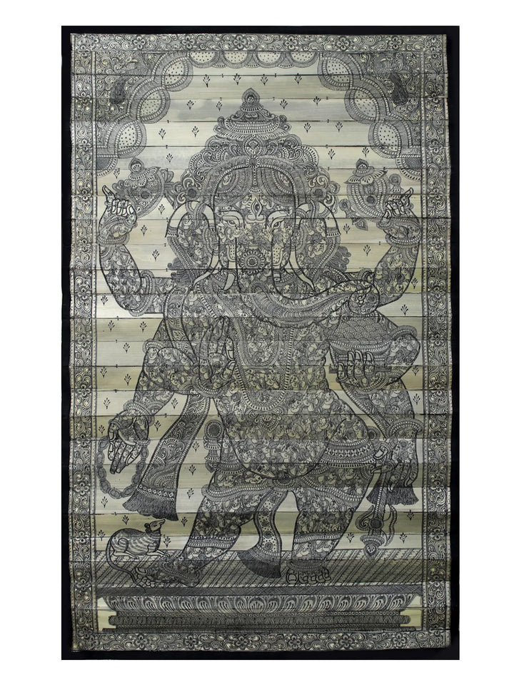 Lord Ganesha Pattachitra Painting on Cloth by Rabi Behera · view 1