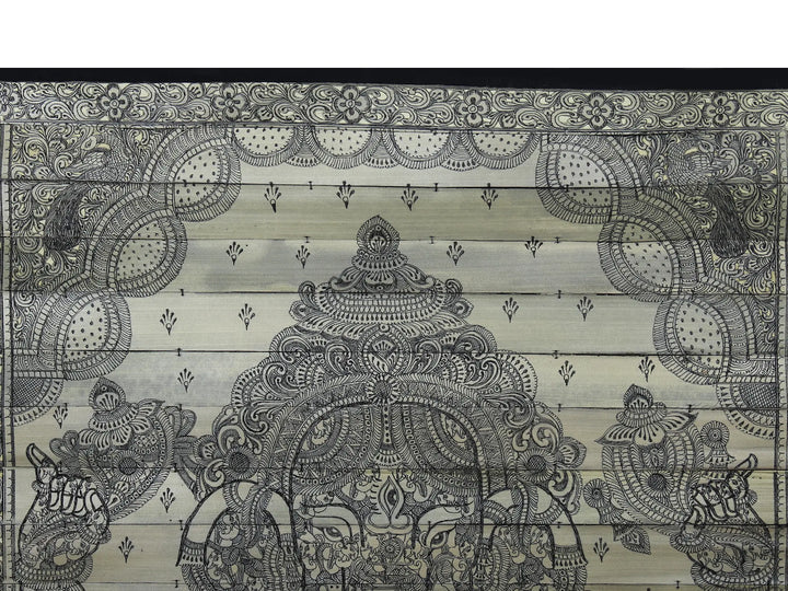 Lord Ganesha Pattachitra Painting on Cloth by Rabi Behera · view 3