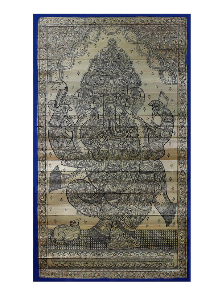Lord Ganesha Pattachitra Painting on Cloth by Rabi Behera · view 1