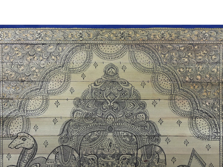 Lord Ganesha Pattachitra Painting on Cloth by Rabi Behera · view 3