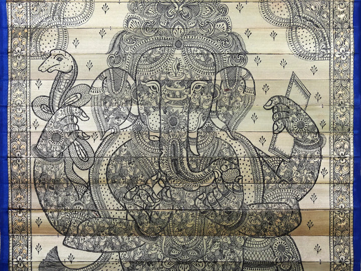 Lord Ganesha Pattachitra Painting on Cloth by Rabi Behera · view 4