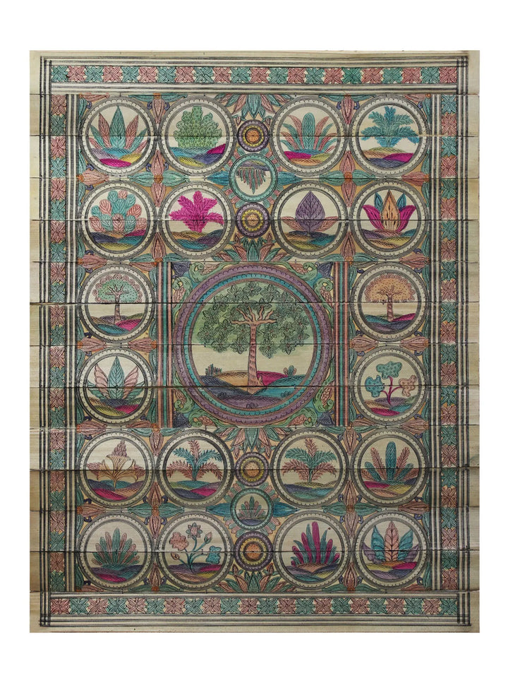 Tree Series 33 Pattachitra Painting on Cloth by Rabi Behera · view 1
