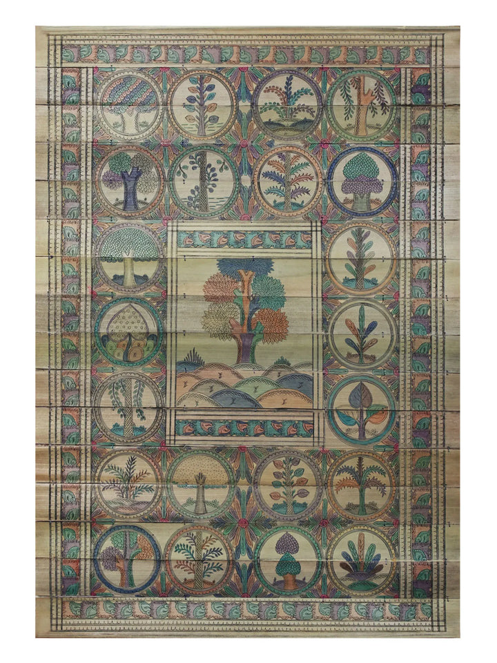 Tree Series 38 Pattachitra Painting on Cloth by Rabi Behera · view 1