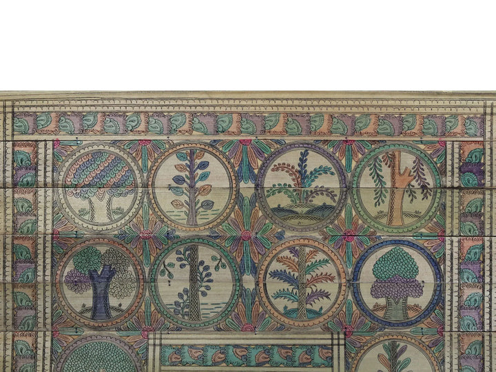Tree Series 38 Pattachitra Painting on Cloth by Rabi Behera · view 3