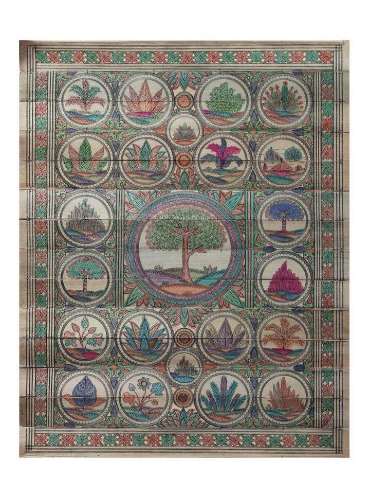Tree Series 39 Pattachitra Painting on Cloth by Rabi Behera · view 1
