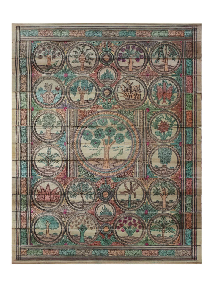 Tree Series 47 Pattachitra Painting on Cloth · view 1