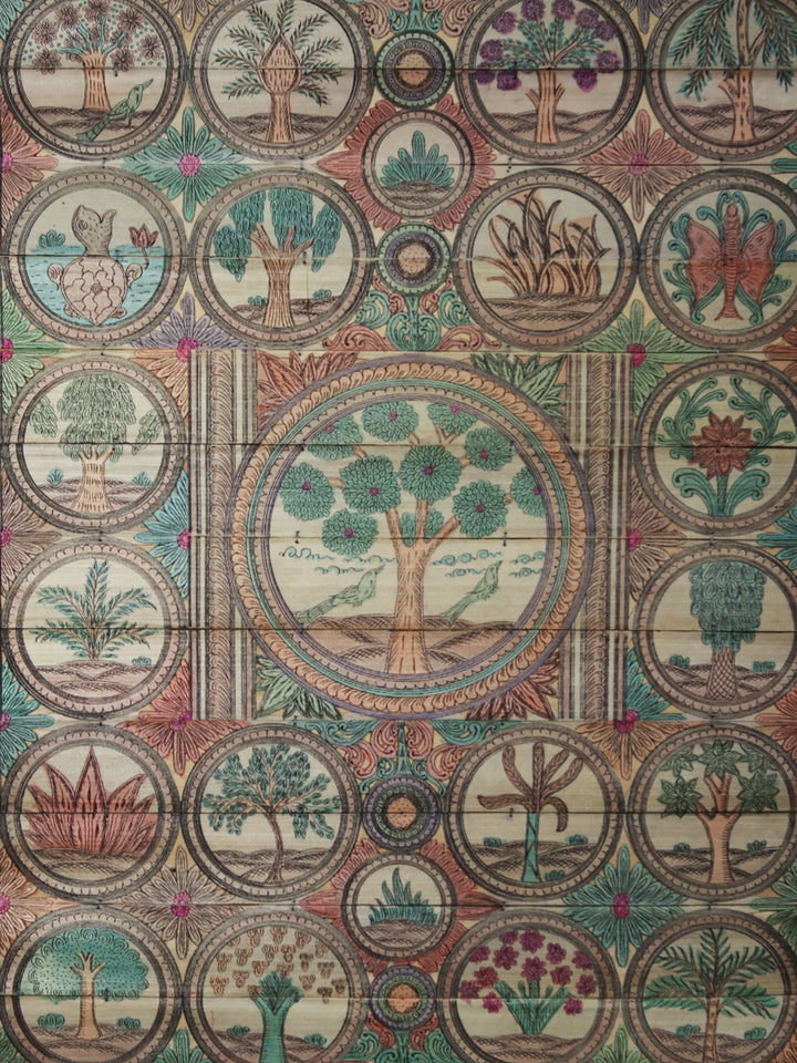 Tree Series 47 Pattachitra Painting on Cloth · view 2