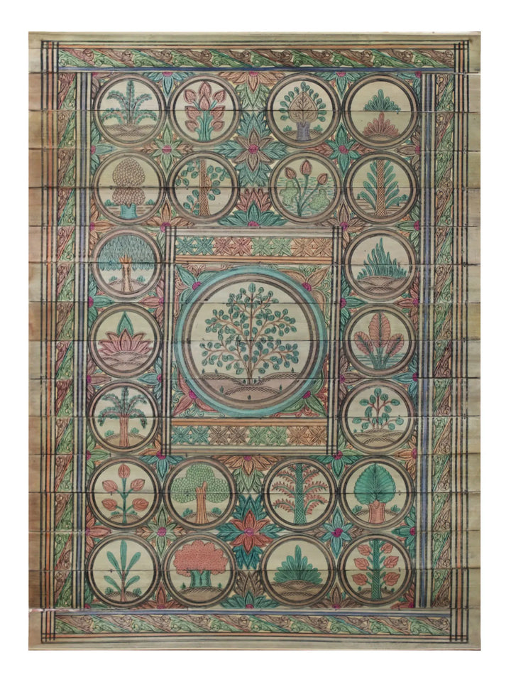Tree Series 48 Pattachitra Painting on Cloth · view 1