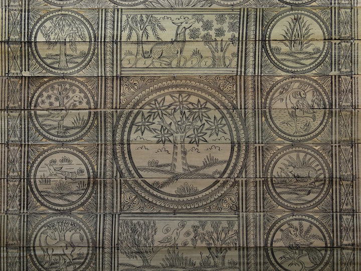 Tree with Animals and Birds Pattachitra Painting on Cloth · view 4