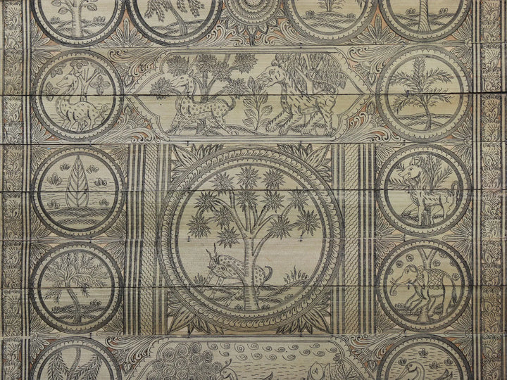 Tree with Animals Pattachitra Painting on Cloth · view 4