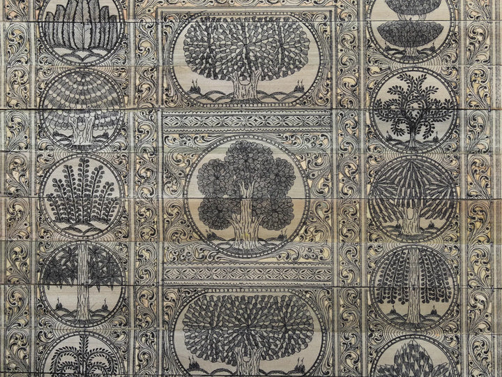 Tree Series 54 Pattachitra Painting on Cloth · view 4