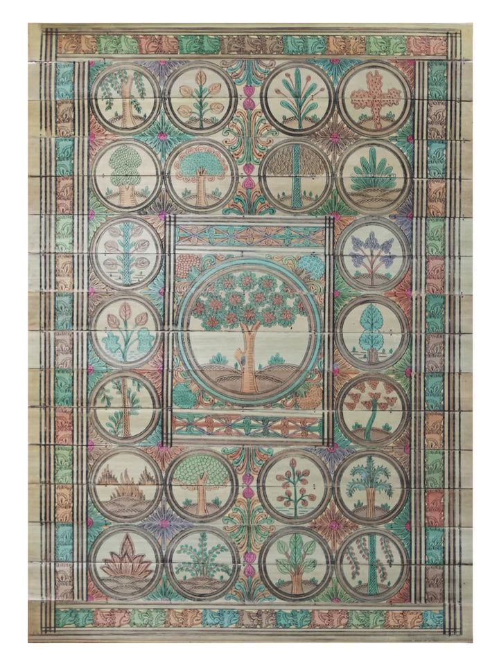 Tree Series 58 Pattachitra Painting on Cloth · view 1