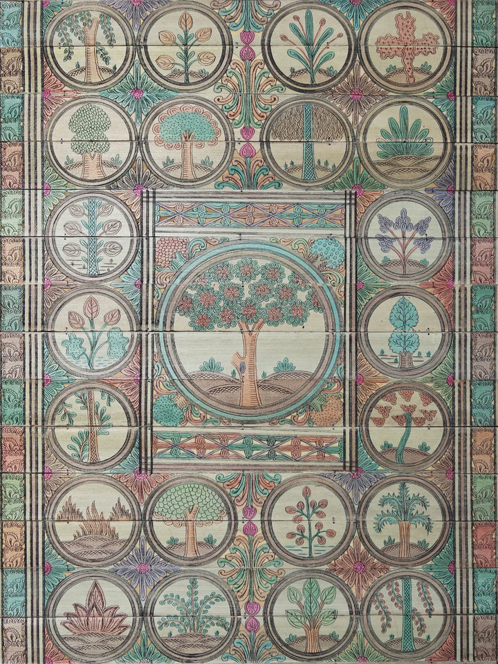 Tree Series 58 Pattachitra Painting on Cloth · view 2