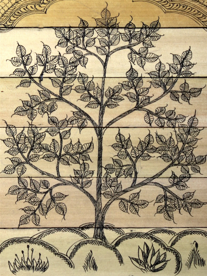 Tree Series 65 Pattachitra Painting on Cloth by Rabi Behera · view 2