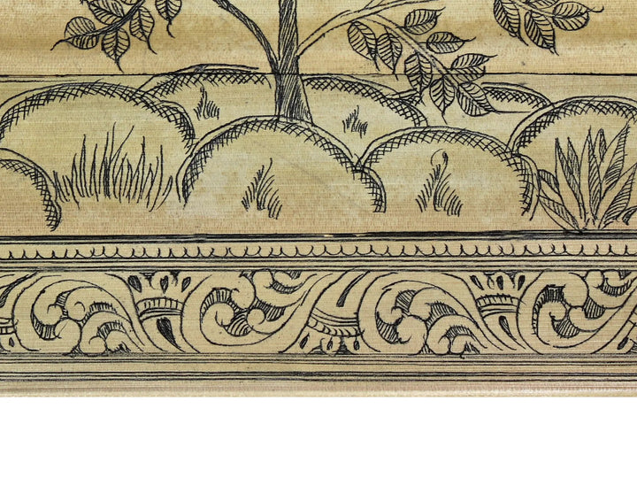 Tree Series 69 Pattachitra Painting on Cloth by Rabi Behera · view 4