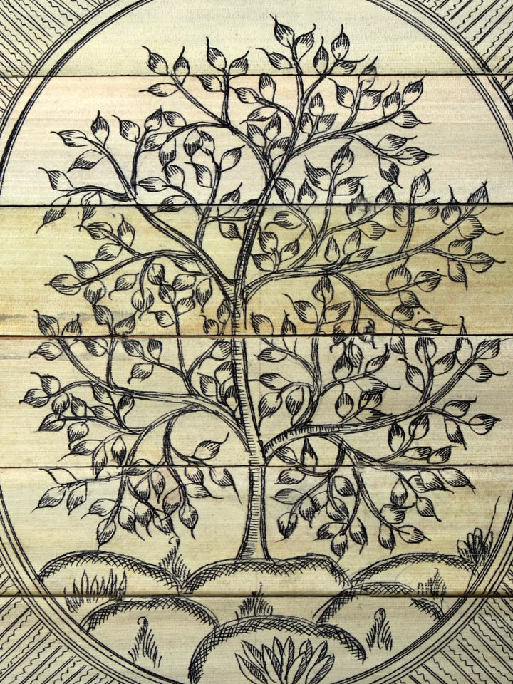 Tree Series 72 Pattachitra Painting on Cloth by Rabi Behera · view 2