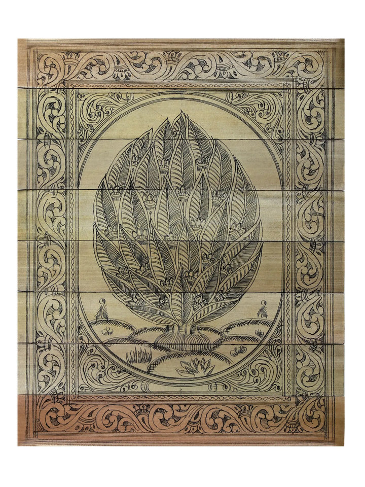 Tree Series 75 Pattachitra Painting on Cloth by Rabi Behera · view 1