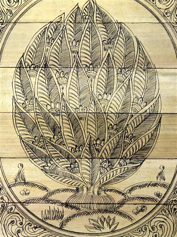 Tree Series 75 Pattachitra Painting on Cloth by Rabi Behera · view 2